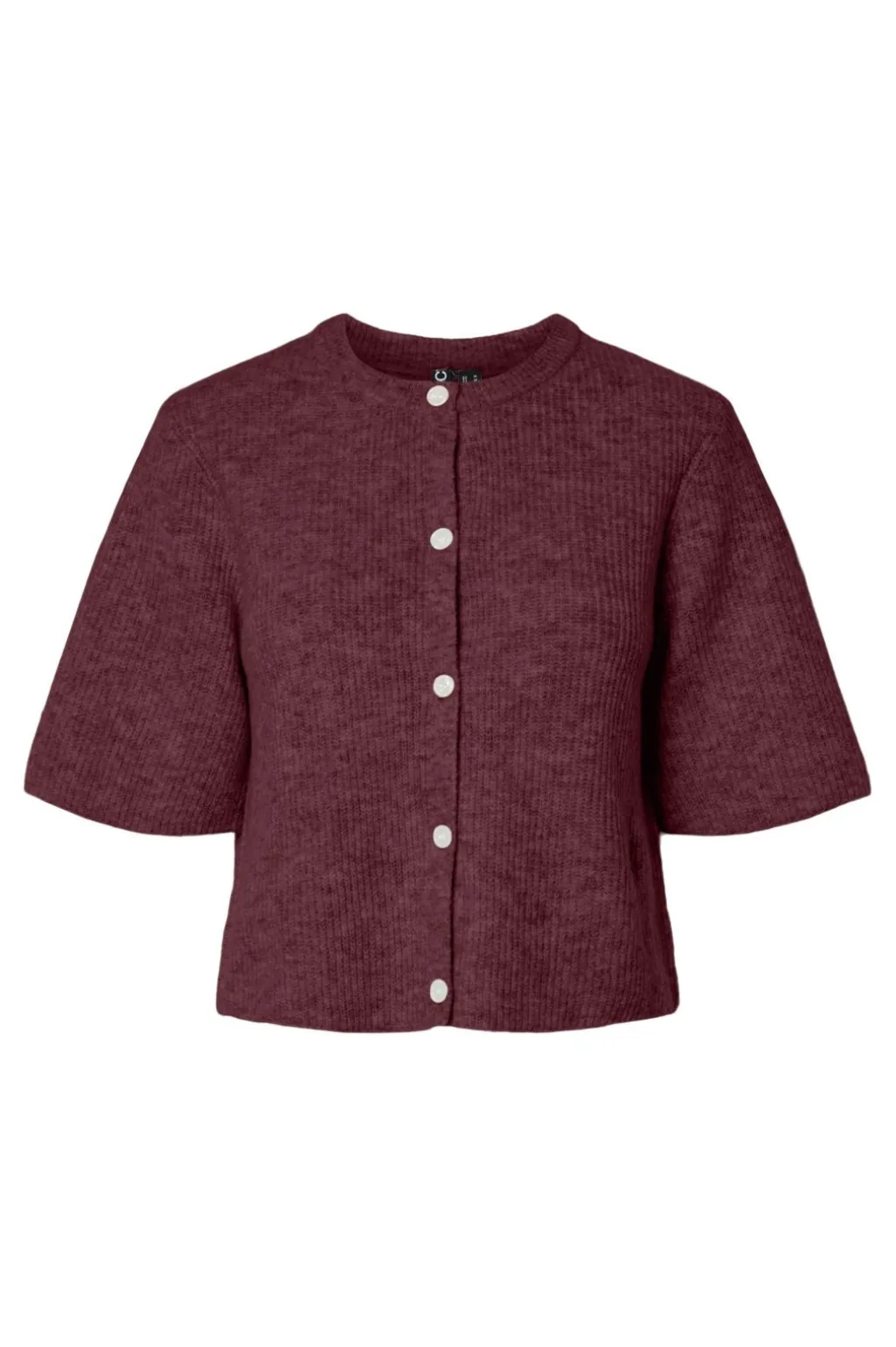 Pcsilly Ss O-Neck Knit Cardigan