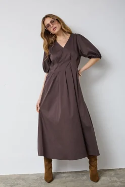 Poppycc Pleat Dress 36464
