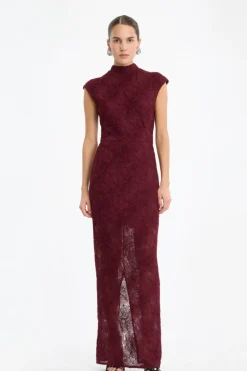 Rtflower Mesh Maxi Dress 116273741