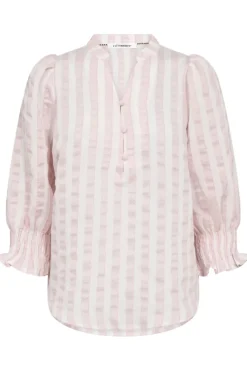 Sailacc Stripe Ss V-Blouse 500092