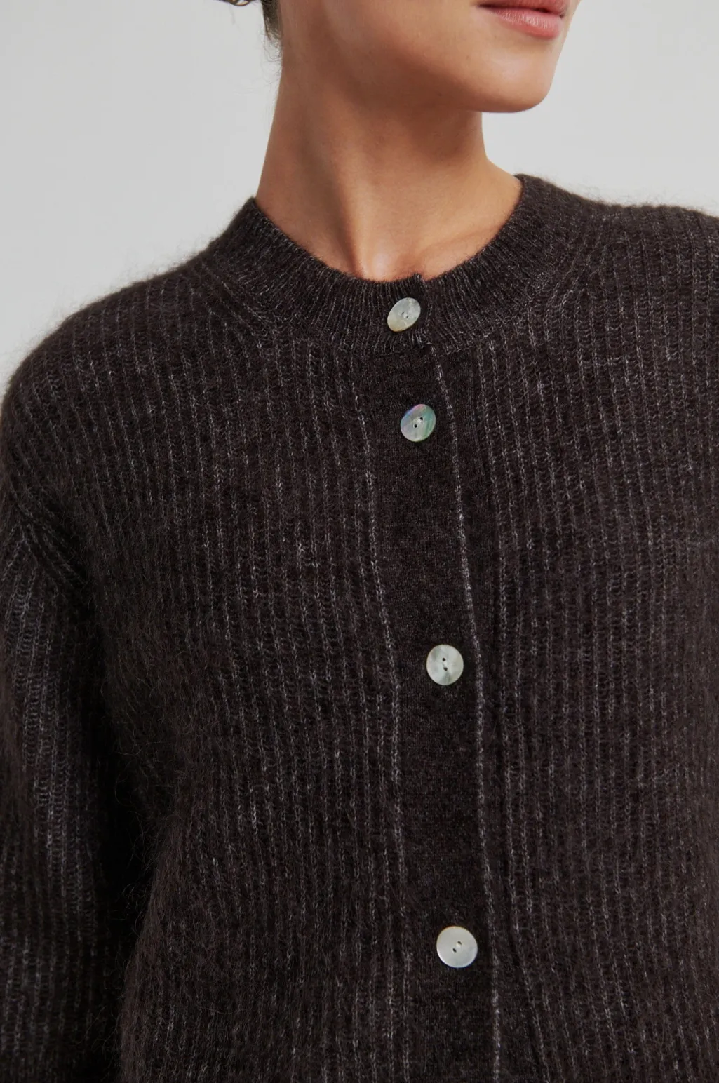 Sfandrea Knit Rib Cardigan 58367