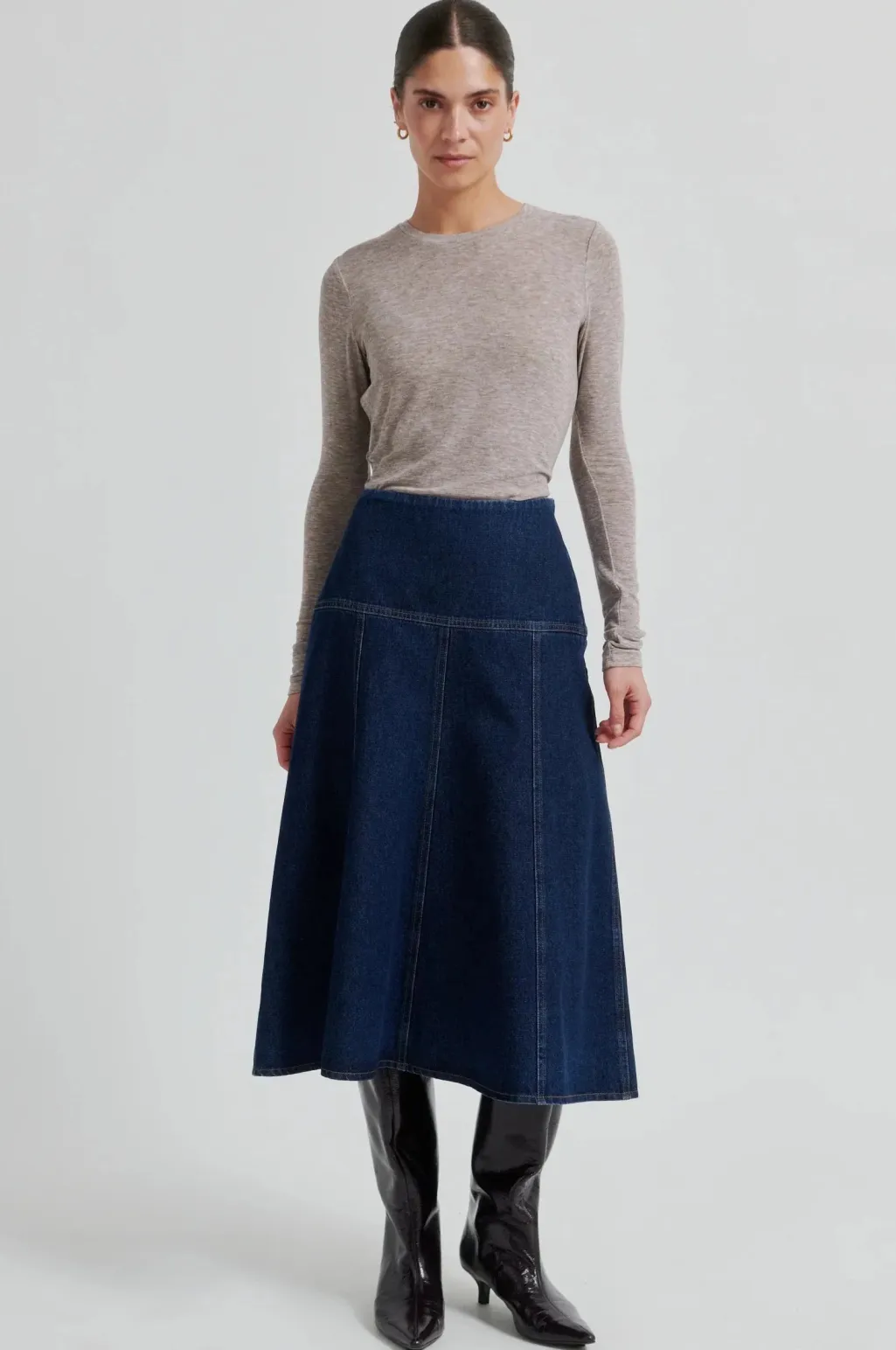 Sfcolumbo Denim Skirt 60378