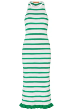 Sg2383 Lightweight Knit, Ruffle Tank Dresssg-pf25-d147-2383