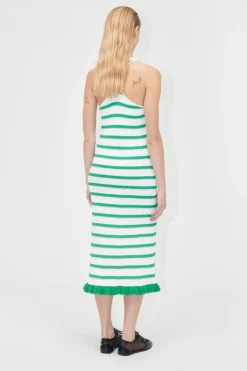 Sg2383 Lightweight Knit, Ruffle Tank Dresssg-pf25-d147-2383