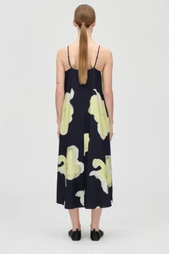 Sg2450 Printed Viscose, Floral Long Dresssg-ps26-d207-2450