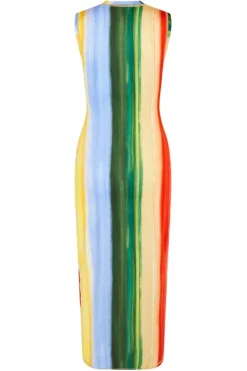 Sg2244 Stocking Jersey, Elastic Tank Crewneck Dresssg-pf25-d104-2244