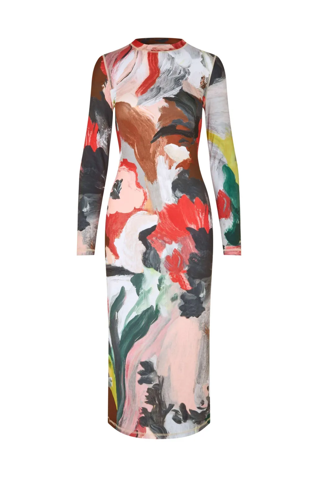 Sg2244 Stocking Jersey, Pullover Long Sleeve Midi Dresssg-ps26-d074-2244