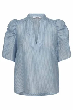 Sisucc Ss V-Blouse 45194