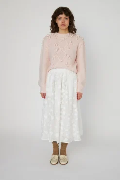 Sncable Knit With Bobblestw54-3294