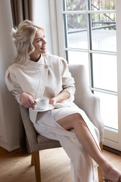 Stephanie S Ramie Blazer 168513