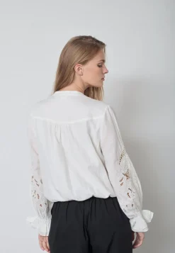 Stinacc Emb Blouse 45078