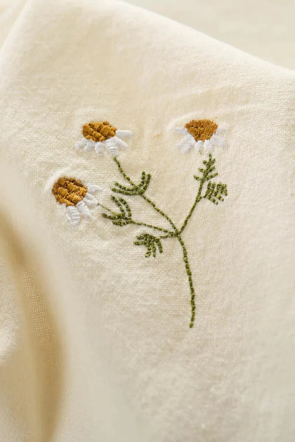 Stofserviet Flora M/marguerit Butter Cream