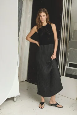 Tammycc Plissé Mix Dress 46059