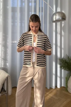 Vestermd Stripe Cardigan 59052