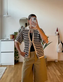 Vestermd Stripe Cardigan 59052