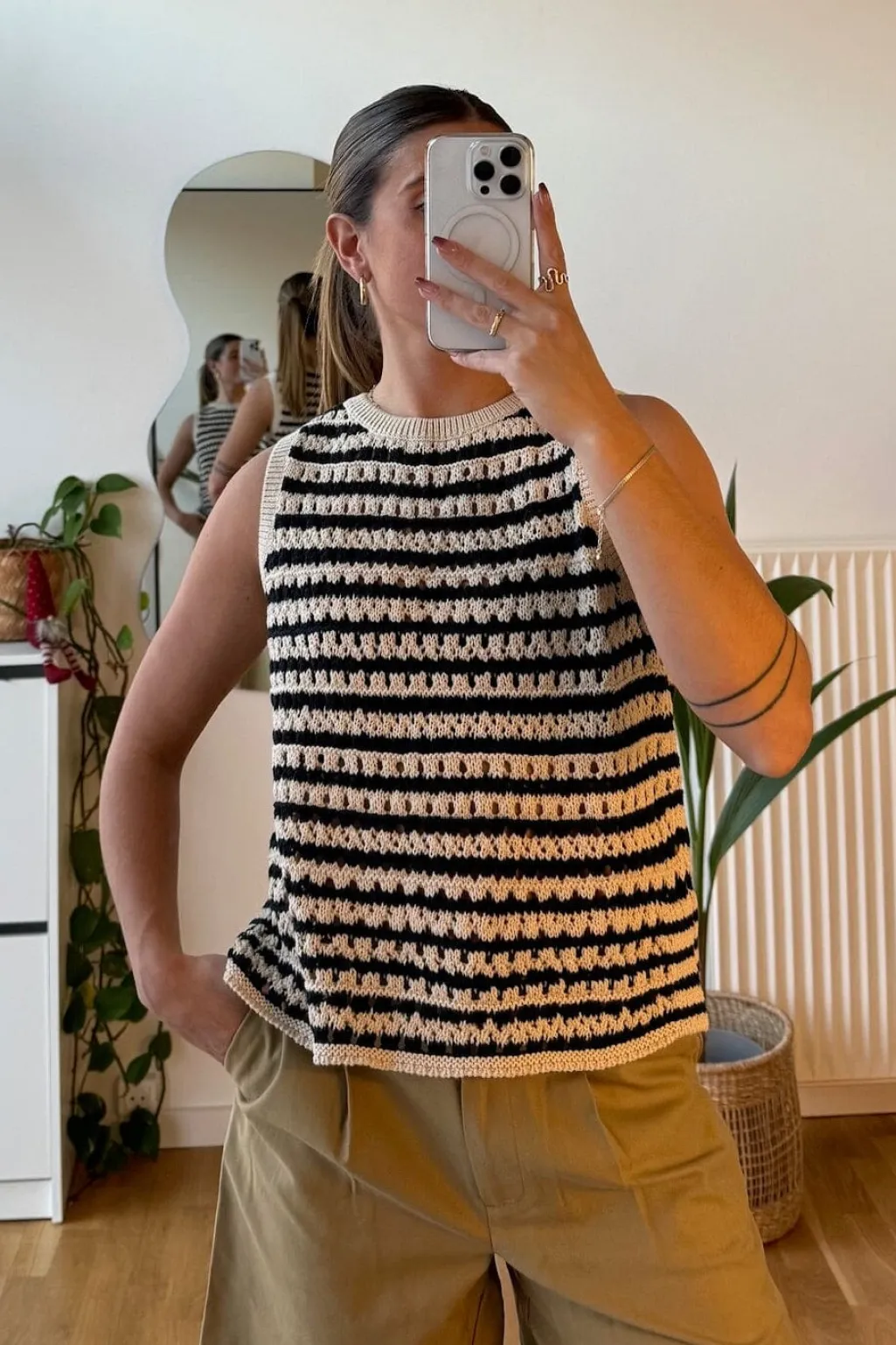 Vestermd Stripe Top 59055