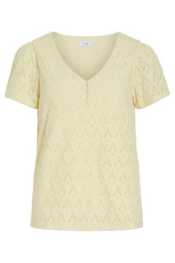 Viamalina V-Neck S/S Top/Vol/Pb