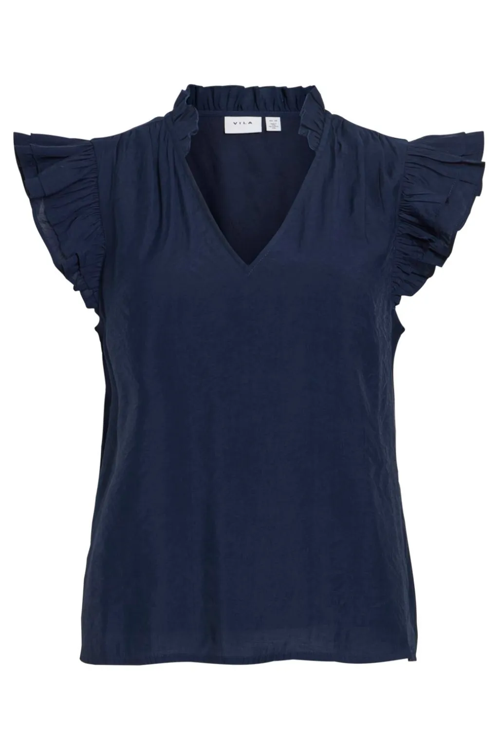 Vianu S/L V-Neck Top/Rn