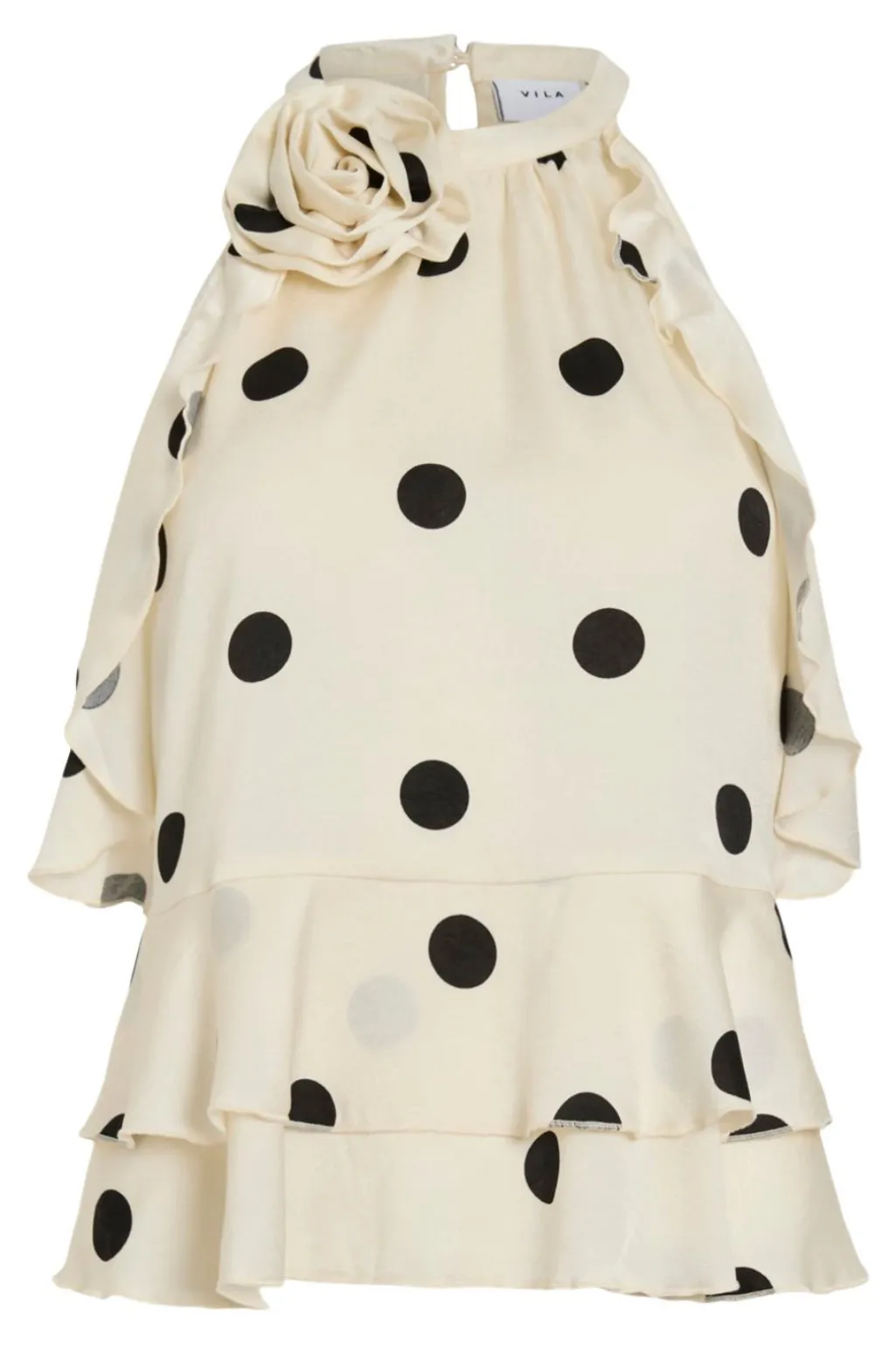 Viclaire S/L Rose Halterneck Top Ro