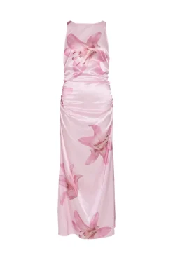 Viivory S/L U-Neck Ankle Dress/Dc/Ka