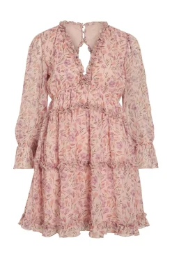 Vijasmine L/S V-Neck Short Dress/Dc/Ka
