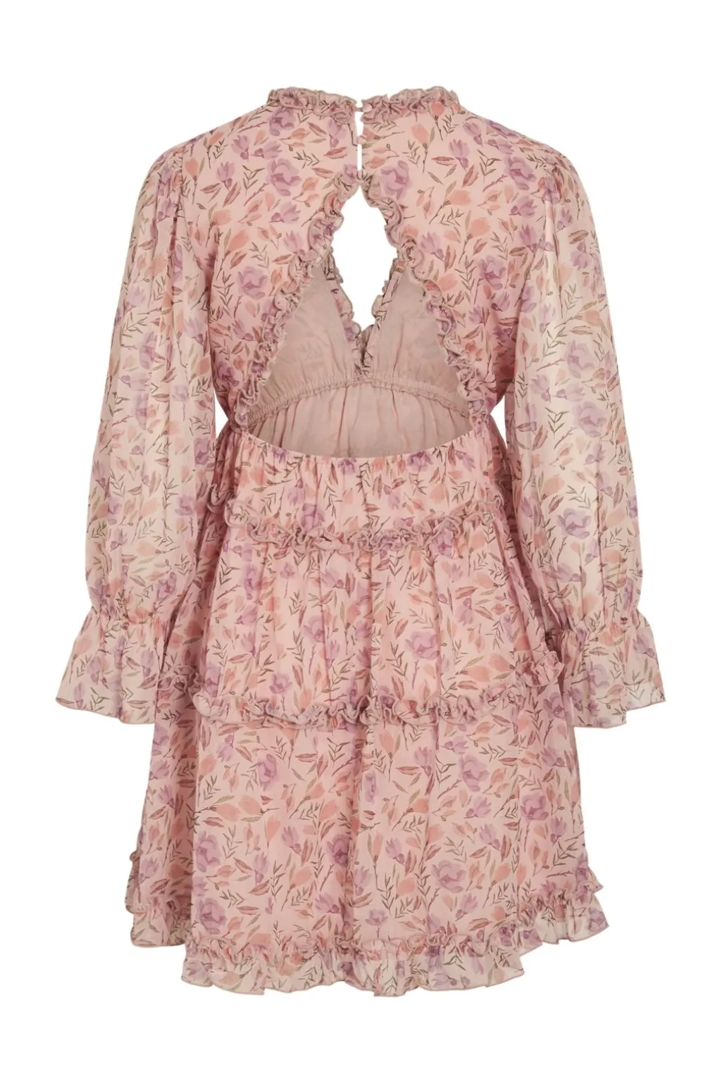 Vijasmine L/S V-Neck Short Dress/Dc/Ka