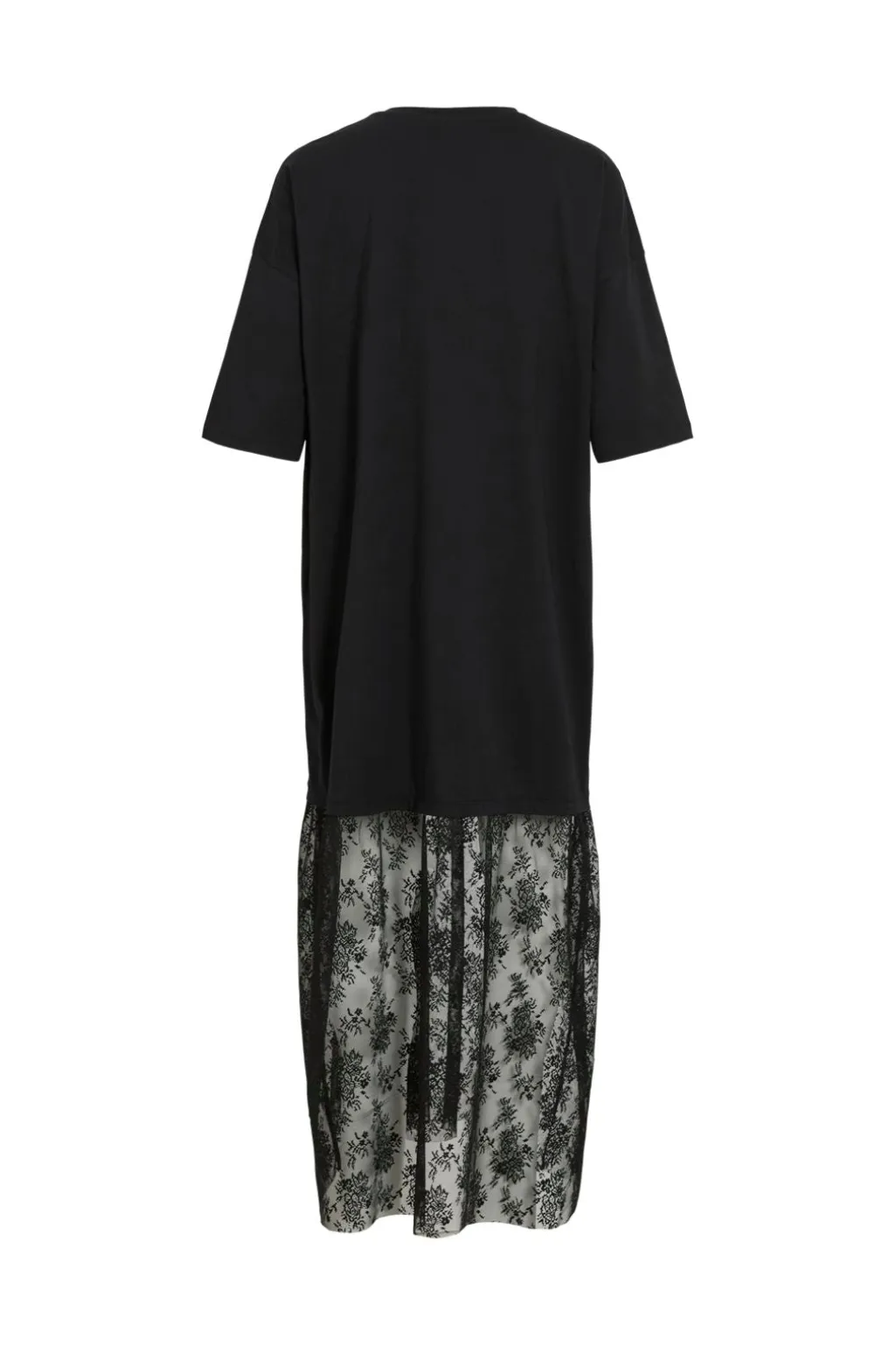 Vikata S/S Oversize Lace Dress /Ln