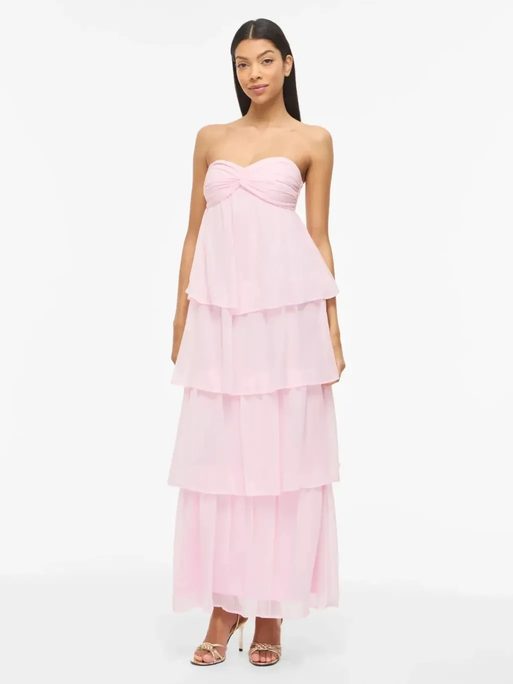 Vilea Halterneck Layered Dress/Dc/Ka