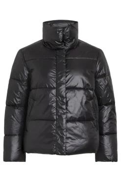 Vilidda L/S Shinny Puffer Short Jacket