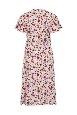 Vilovie S/S Wrap Midi Dress
