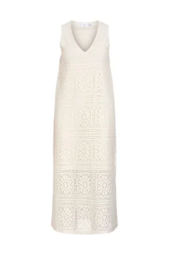 Vimerinda V-Neck S/L Midi Dress/Vol/Rs