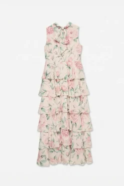 Vmfelicia Sl Highneck Ruf Maxi Dress