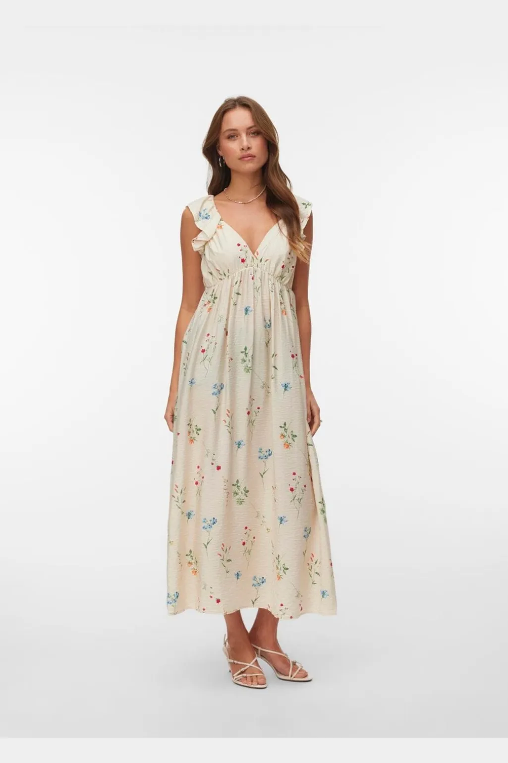 Vmjosie Sl Ankle Frill Dress