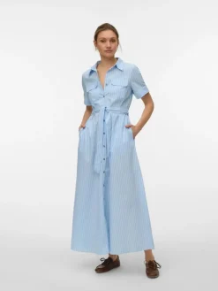 Vmlotus 2/4 Ancl Shirt Dress Sb2