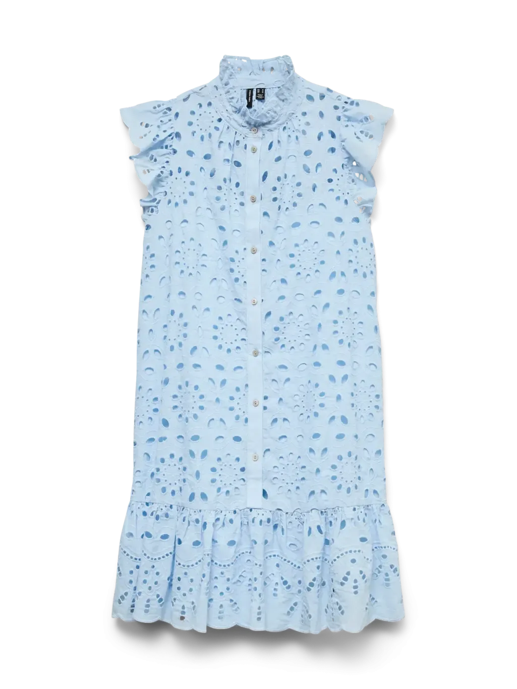 Vmquinn Sl Emb Short Dress Sb2
