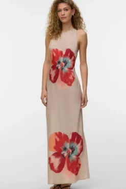 Vmreba Hibisca Ankle Sl Dress