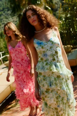 Vmsmilla Sl Long Frill Dress