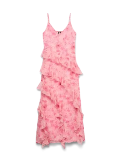 Vmsmilla Sl Long Frill Dress