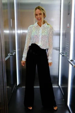 Vsclassy Sequins Shirt