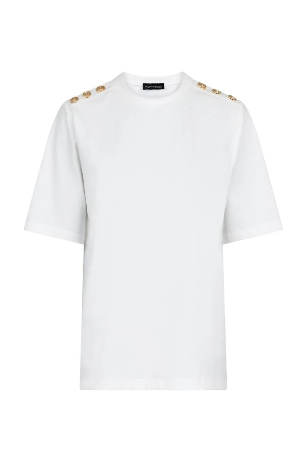 Vsgold Button Casual T-shirt