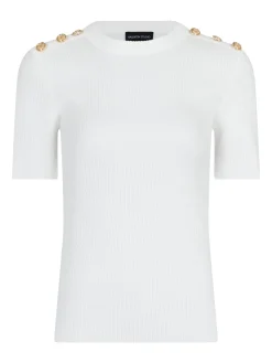 Vsgold Button Knit T-shirt