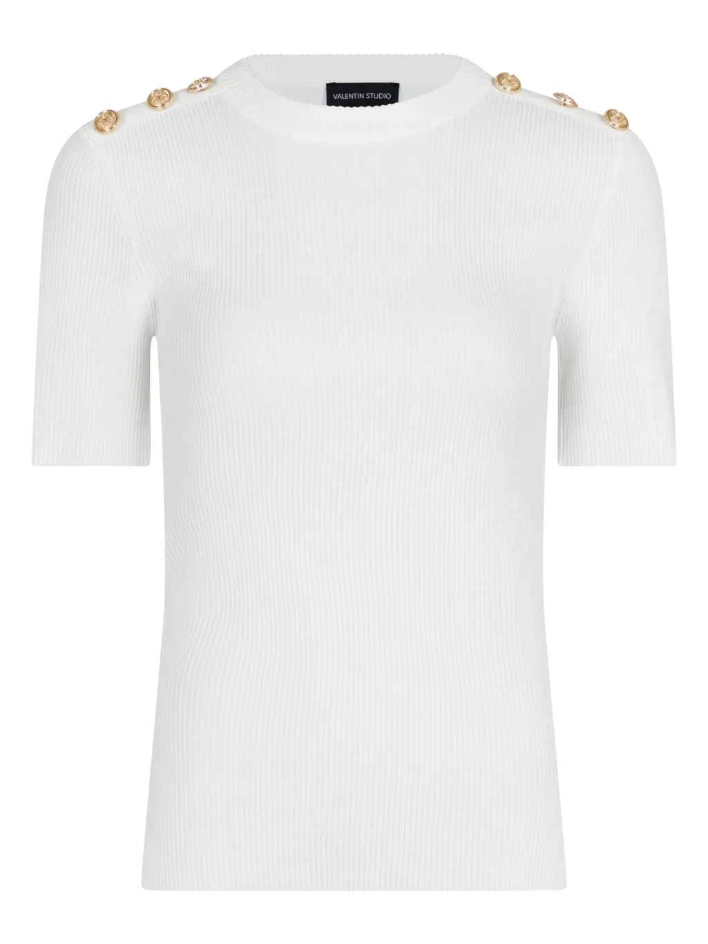 Vsgold Button Knit T-shirt