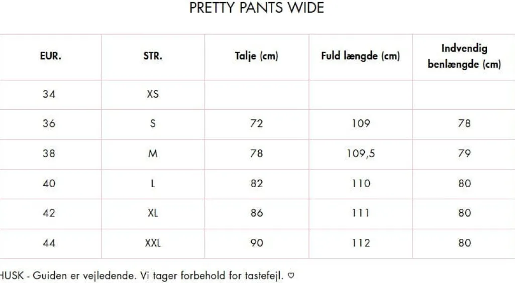 Vspretty Pants Wide