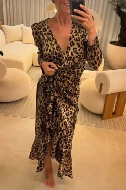 Vssenorita Leopard Dress