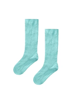 Wdshimmer Rib Knee-highs34427