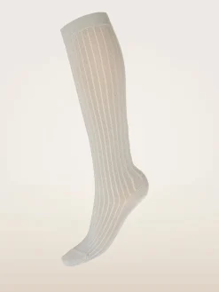 Wdshimmer Rib Knee-highs34427