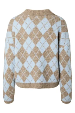 Yaschelli Ls Polo Knit Pullover
