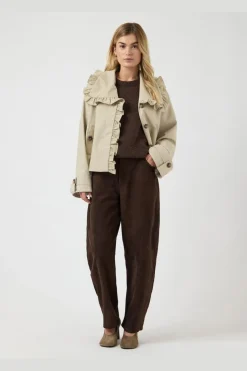 Yaselsana Ls Short Trenchcoat