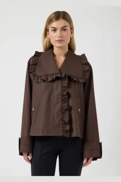 Yaselsana Ls Short Trenchcoat