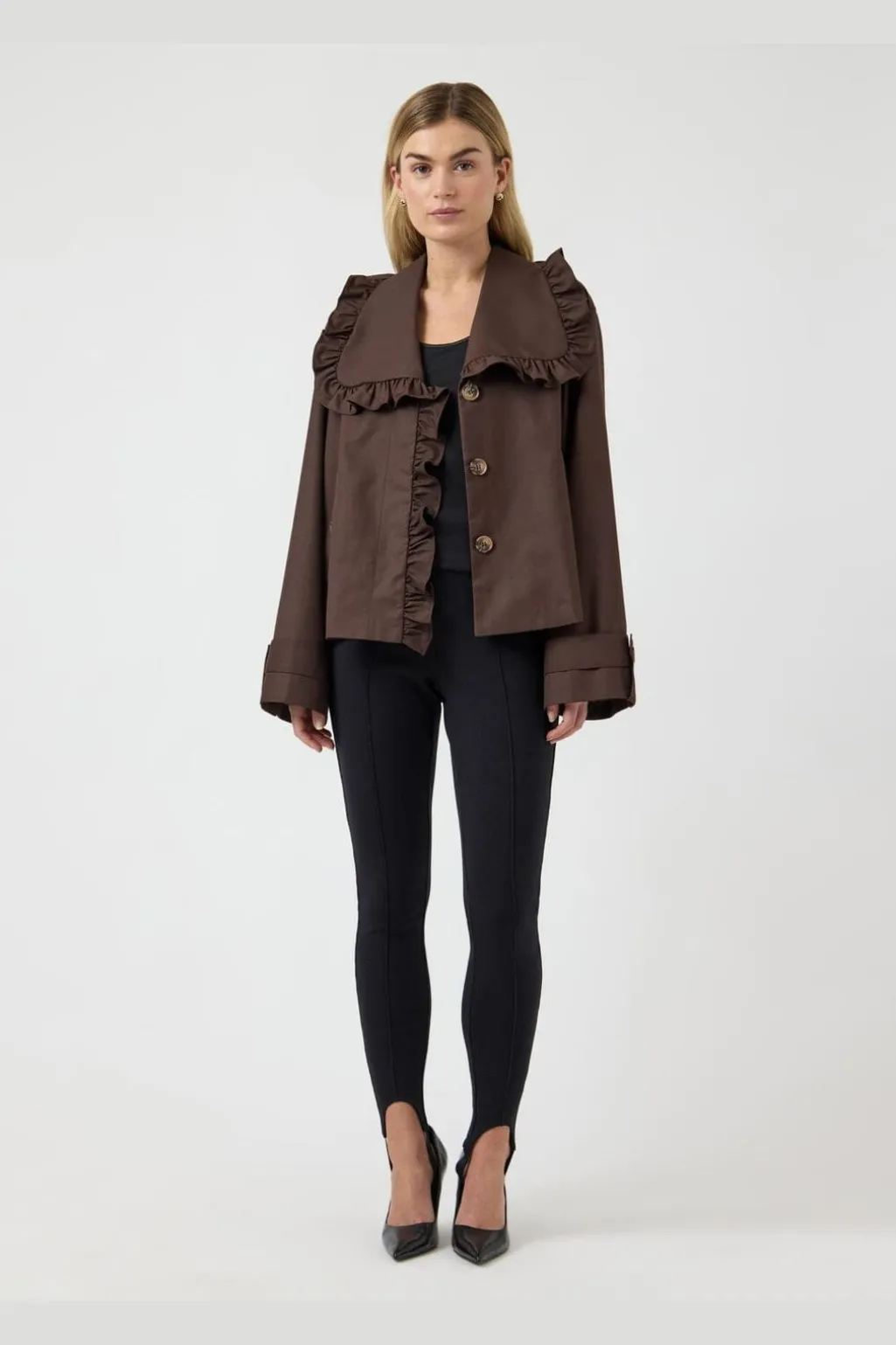 Yaselsana Ls Short Trenchcoat